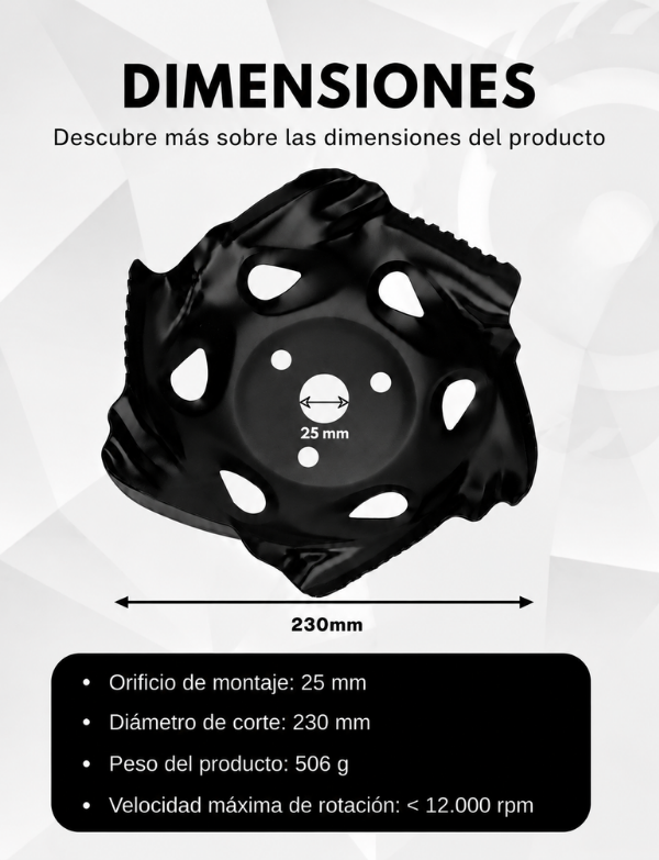 70% DE DESCUENTO | Cuchilla multifuncional de aleación para desbrozadora manual (Accesorios incluidos)