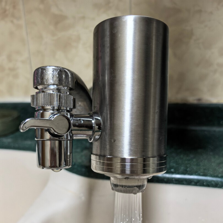 🇪🇸 Filtro de agua de carbón profundo de 0,2 µm de acero inoxidable alemán 304 (X5CrNi18-10)