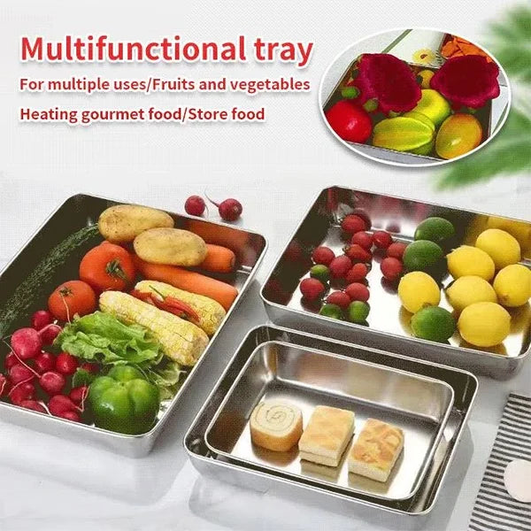 Juego de 3 cajas de acero inoxidable para alimentos (Copy)
