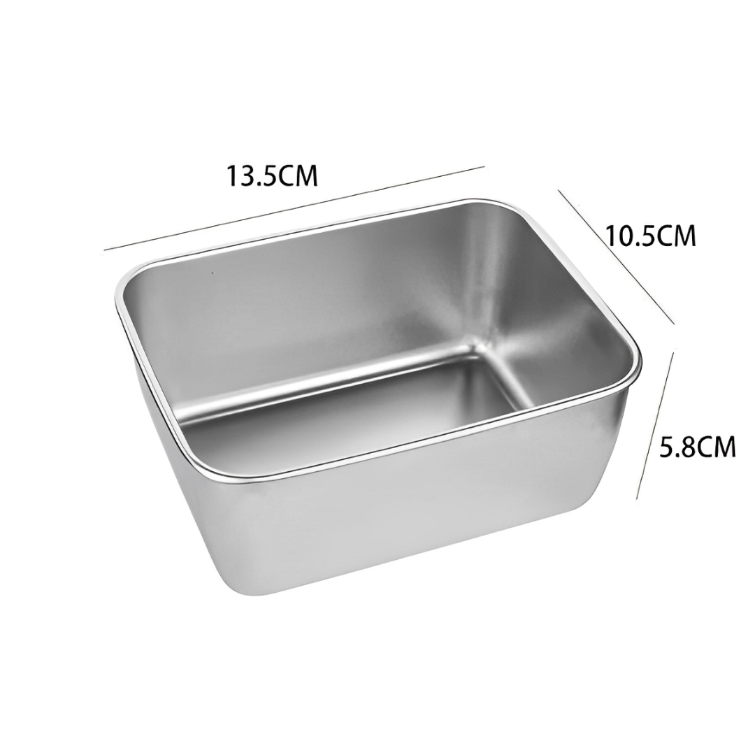 ⭐️ Mini bandeja de acero inoxidable estilo japonés