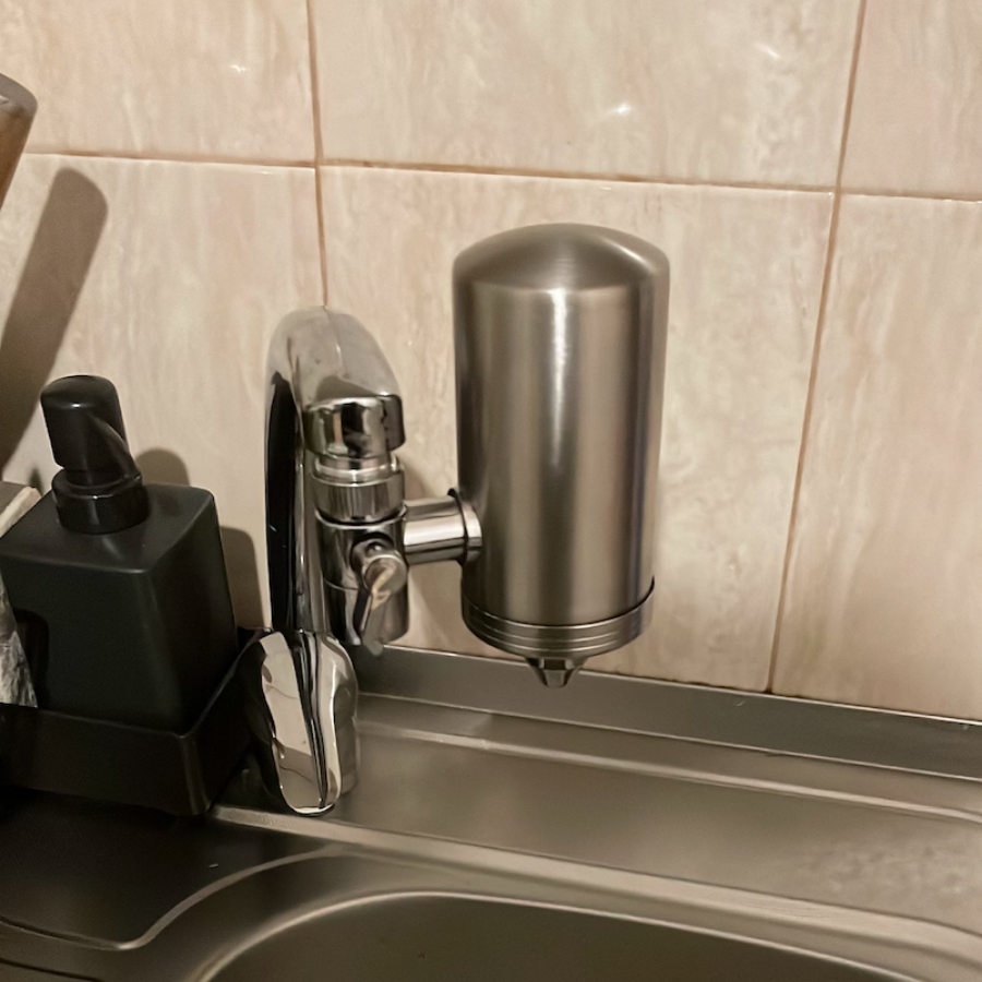🇪🇸 Filtro de agua de carbón profundo de 0,2 µm de acero inoxidable alemán 304 (X5CrNi18-10)