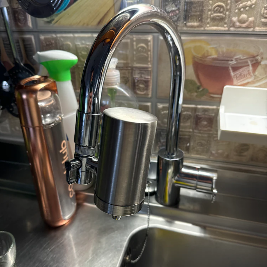🇪🇸 Filtro de agua de carbón profundo de 0,2 µm de acero inoxidable alemán 304 (X5CrNi18-10)