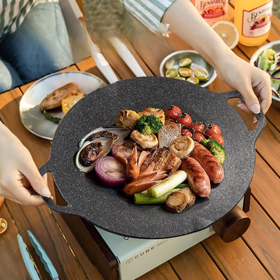 🔥Sartén antiadherente multiusos de 6 capas, se puede utilizar para placas de inducción