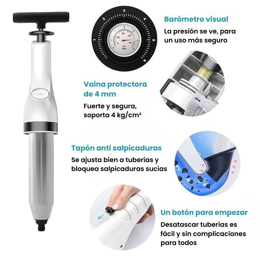 Desatascador De Desagües De Alta Presión Ultra Burst (LTT)