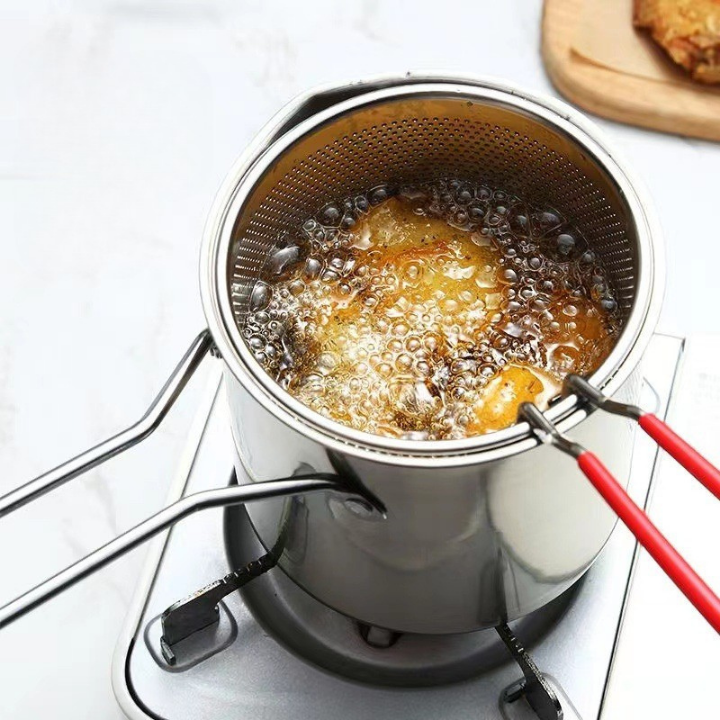 🇪🇸 Olla freidora multifuncional 1.2L de acero 304 alemán