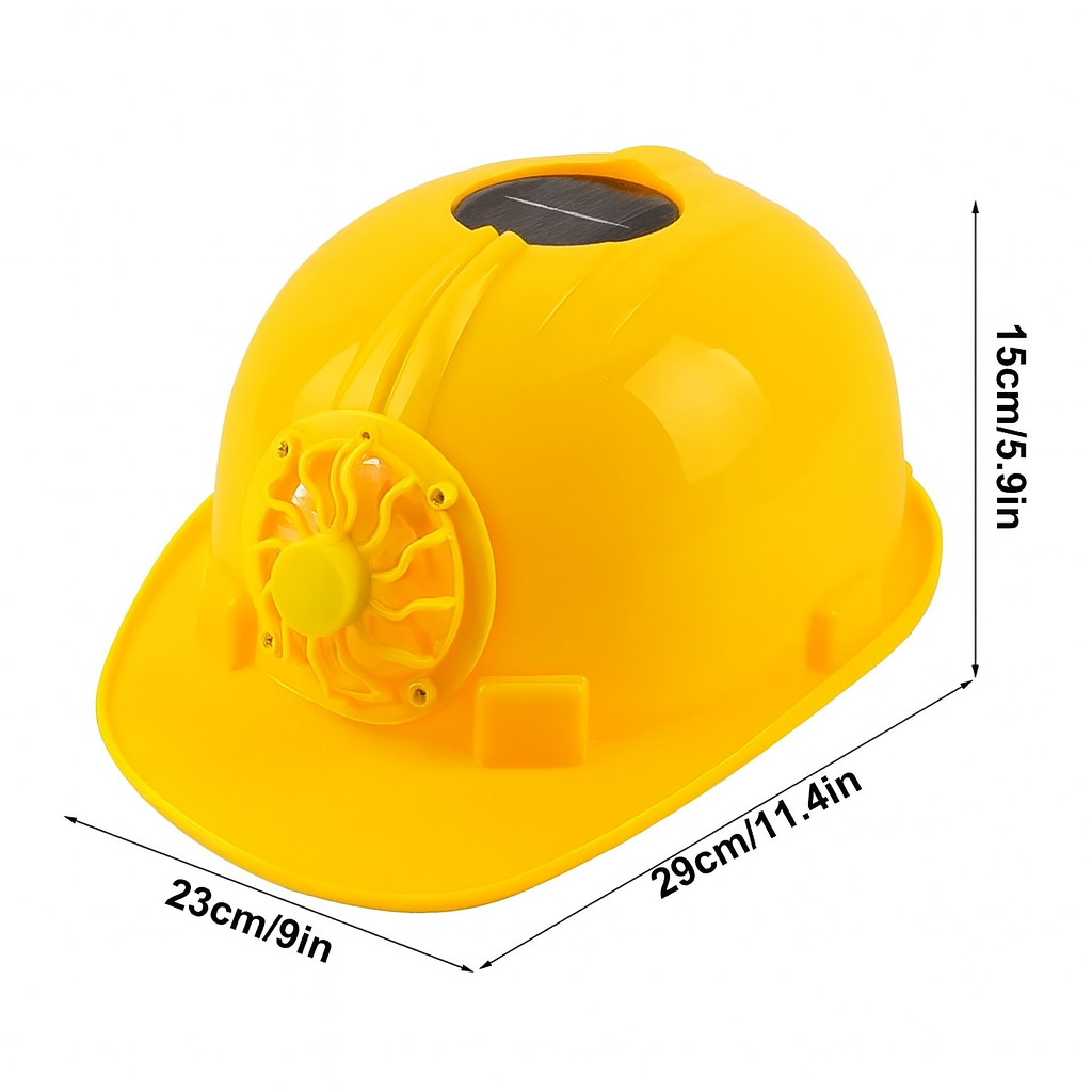 Casco de Seguridad con Aire Acondicionado Solar