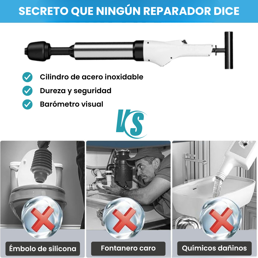 Desatascador De Desagües De Alta Presión Ultra Burst (LTT)