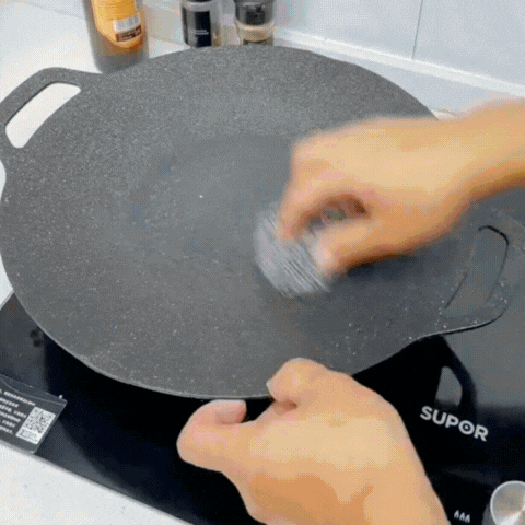 🇪🇸 Sartén antiadherente multiusos de 6 capas, se puede utilizar para placas de inducción