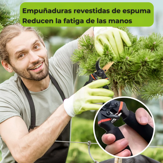 Tijeras de podar profesionales premium de titanio de 8" (GPPS-1003)