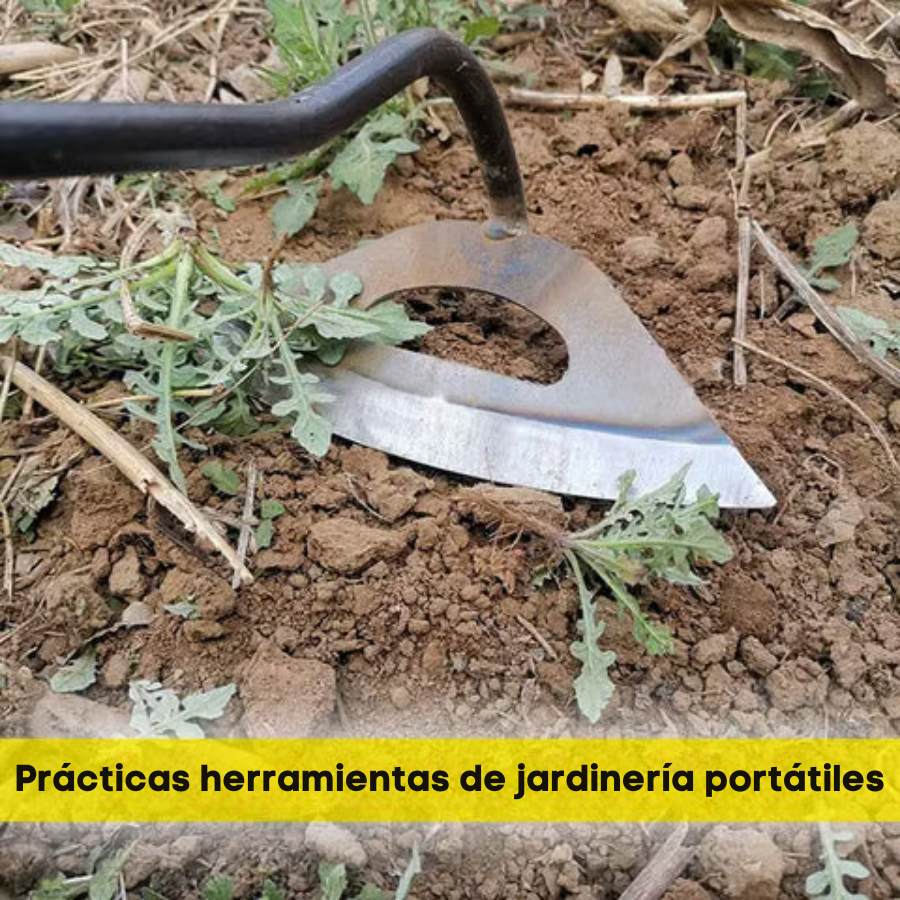 Hoja de azada de acero inoxidable resistente - Para cultivar verduras, flores y desherbar