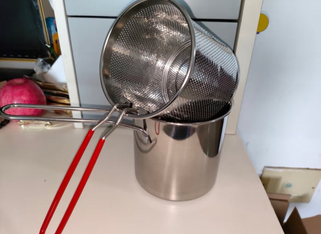 🇪🇸 Olla freidora multifuncional 1.2L de acero 304 alemán