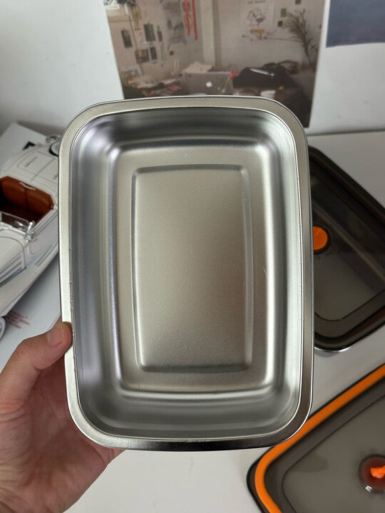 🇪🇸 Recipientes para alimentos de acero inoxidable alemán 316 con tapa al vacío