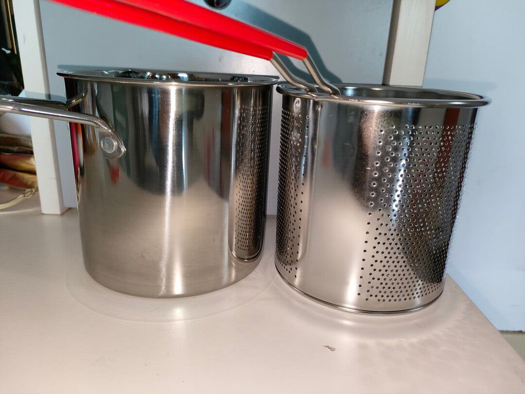 🇪🇸 Olla freidora multifuncional 1.2L de acero 304 alemán