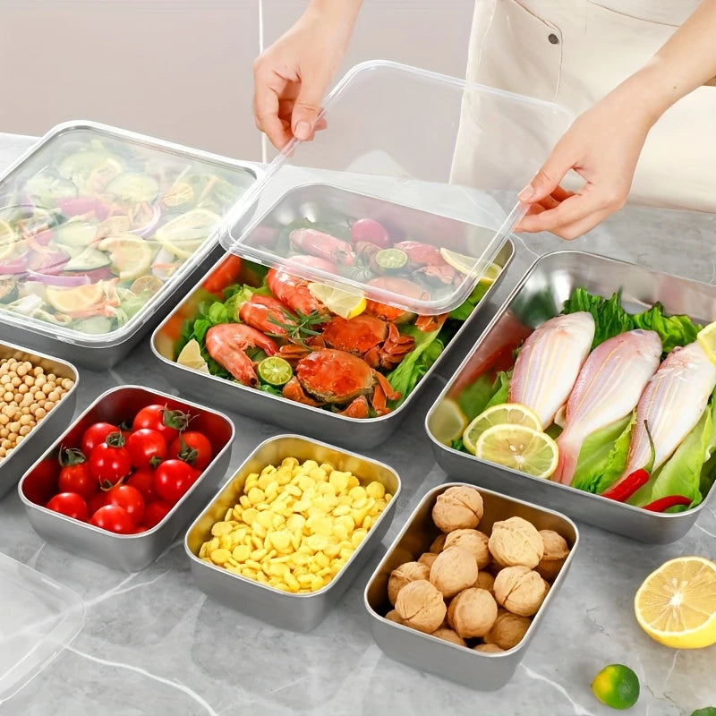 🇪🇸 Recipiente para alimentos de acero inoxidable AISI 304 – 2000 ml