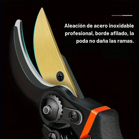 Tijeras de podar profesionales premium de titanio de 8" (GPPS-1003)