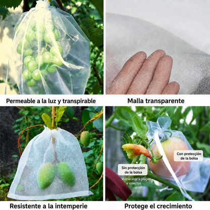 70% DE DESCUENTO | BOLSAS DE MALLA REUTILIZABLES PARA PROTEGER FRUTAS Y VERDURAS