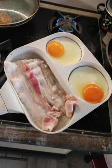 🇪🇸 Sartén de piedra de 4 capas antiadherente, multifuncional con diseño moderno de 3 ángulos