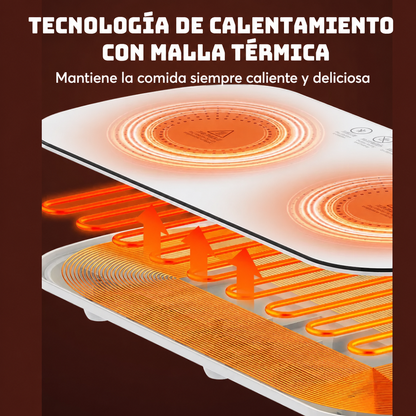 Riscaldatore per alimenti, scongelatore per alimenti, essiccatore per alimenti