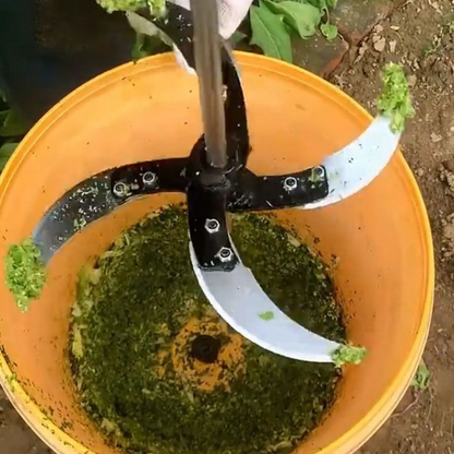 [🎁 Accesorios de instalación gratuitos] Triturador de hierba y verduras para aves y ganado