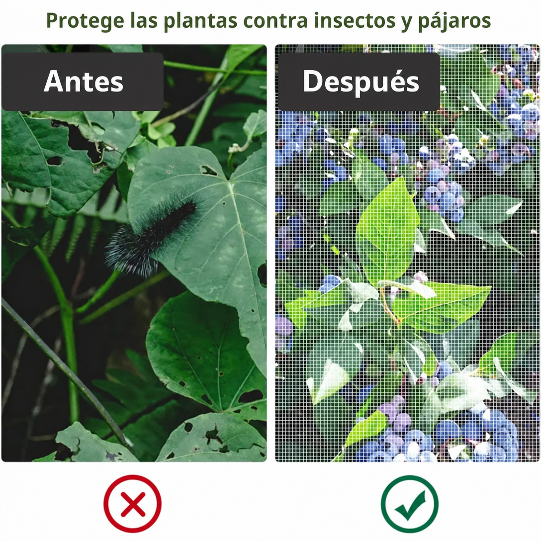 70% DE DESCUENTO | Bolsas de Malla Transpirables y Reutilizables para Proteger Frutas y Verduras – Protección contra Insectos, Moscas de la Fruta y Pájaros