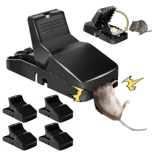 Trampa para ratones - Trampa resistente - Dura hasta 10 años