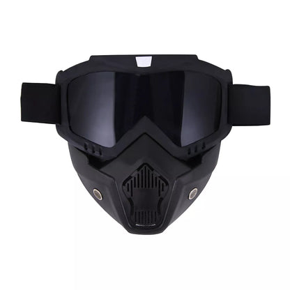 Máscara y gafas multiusos desmontables (soldadura, protección facial, protección solar, protección contra el polvo).