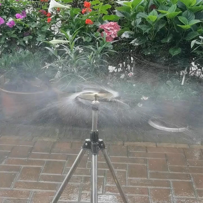 Fuente Giratoria Automática De Latón De 4 Rrazos