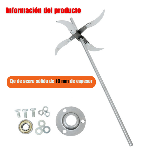 [🎁 Accesorios de instalación gratuitos] Triturador de hierba y verduras para aves y ganado