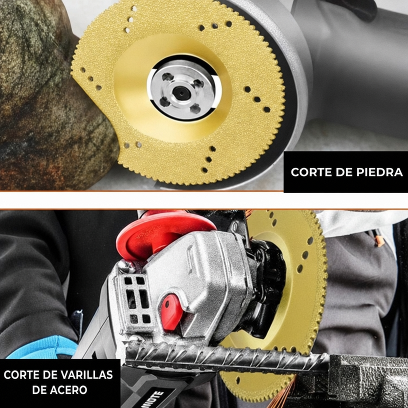 70% DE DESCUENTO | Disco diamantado 5 en 1 – Corta, lija y da forma en pocos segundos.