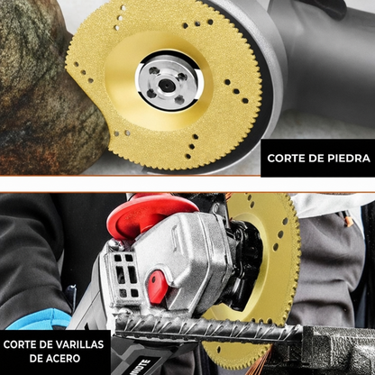 70% DE DESCUENTO | Disco diamantado 5 en 1 – Corta, lija y da forma en pocos segundos.