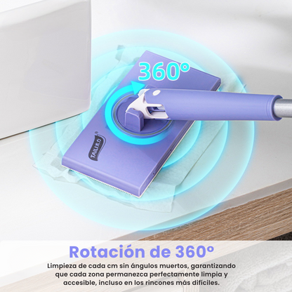 🇪🇸 Mopa con pinza para agarrar el paño en acero inoxidable alemán 304