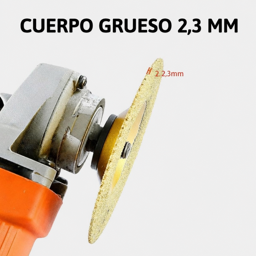 70% DE DESCUENTO | Disco diamantado 5 en 1 – Corta, lija y da forma en pocos segundos.