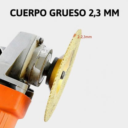 70% DE DESCUENTO | Disco diamantado 5 en 1 – Corta, lija y da forma en pocos segundos.