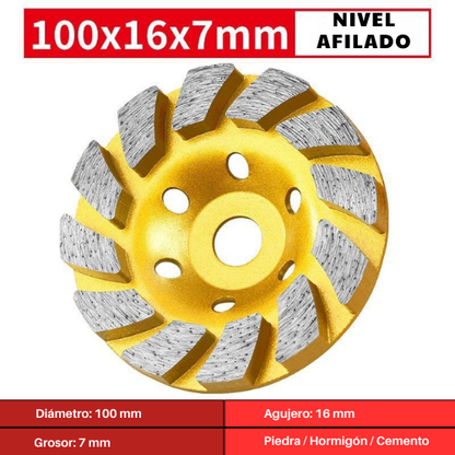 Disco de Diamante para pulir hormigón piedra cemento