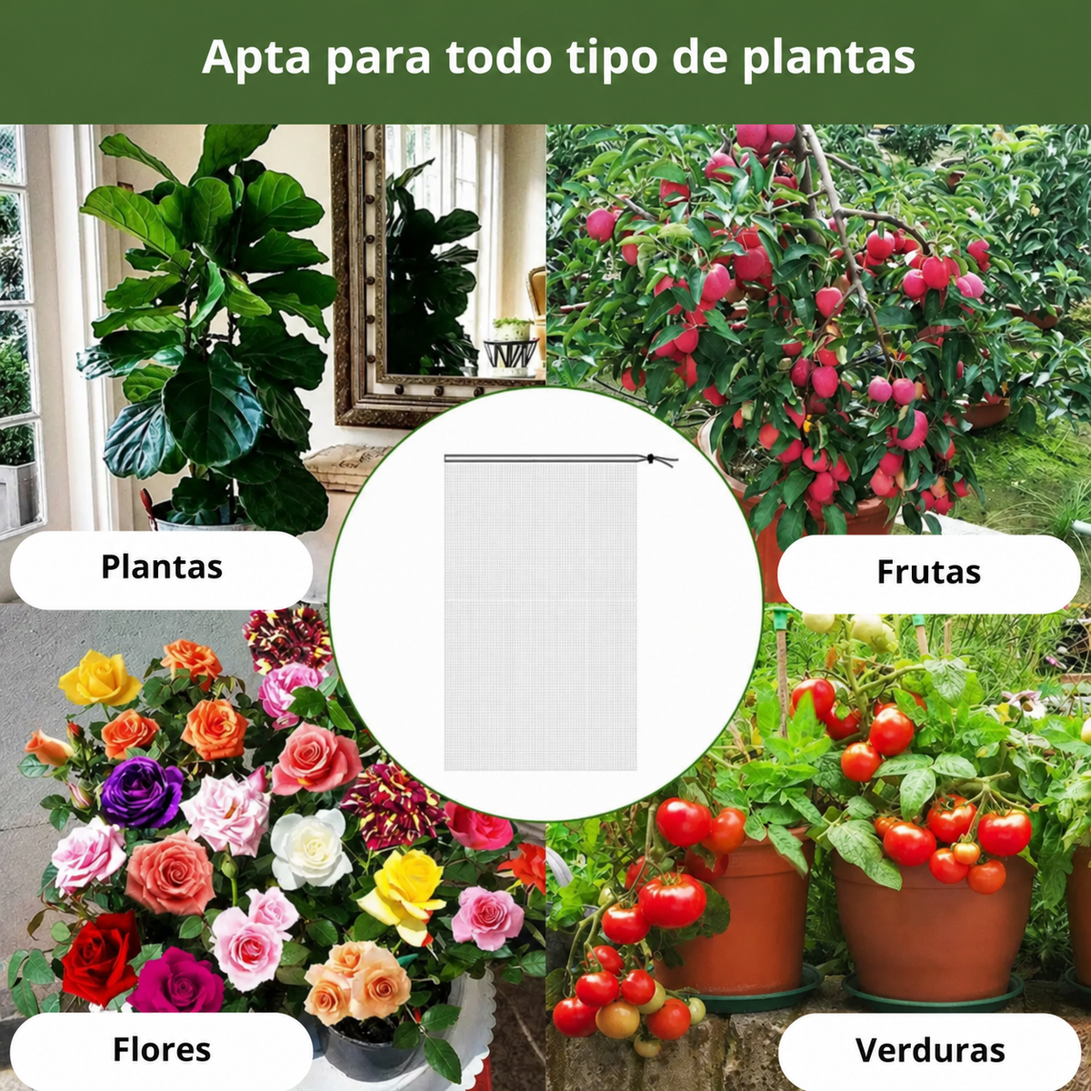 70% DE DESCUENTO | BOLSAS DE MALLA REUTILIZABLES PARA PROTEGER FRUTAS Y VERDURAS