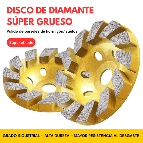 Disco de Diamante para pulir hormigón piedra cemento