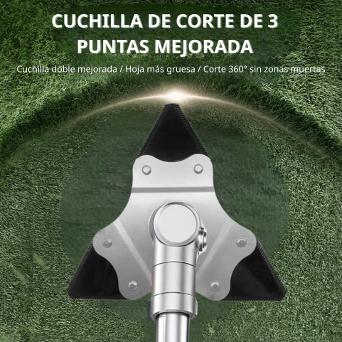 Cuchilla Triangular Dentada 360° para Desbrozadora
