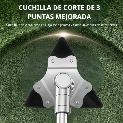 Cuchilla Triangular Dentada 360° para Desbrozadora