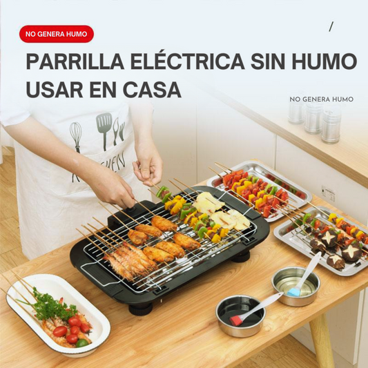 Parrilla eléctrica sin humo (48*30*6 cm)