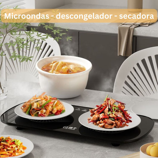Calentador de alimentos, descongelador de alimentos, secador de alimentos