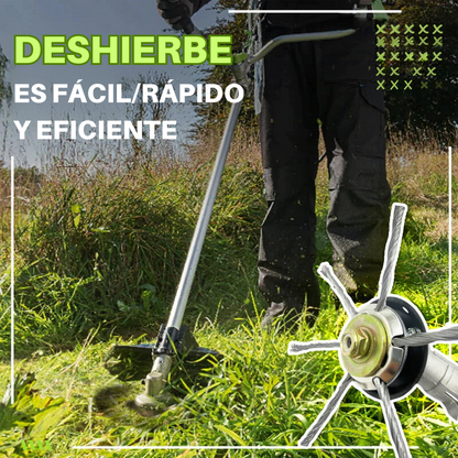 (30% De Descuento) El cabezal del cortacésped tiene 6 ramas tejidas con alambre de acero resistente