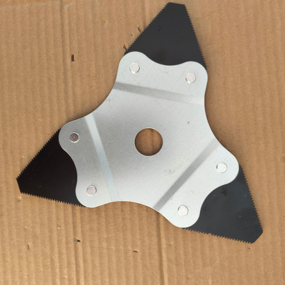 Cuchilla Triangular Dentada 360° para Desbrozadora
