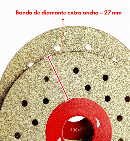 🔥 DISCO DIAMANTADO MULTIFUNCIÓN PREMIUM PARA CORTE Y DESBASTE