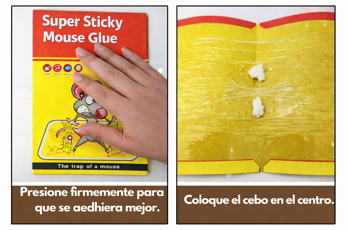 70% DE DESCUENTO | Trampa Adhesiva Para Ratas: Nueva Versión Con Pegamento Superresistente, Atrapa Ratas Muy Rápidamente