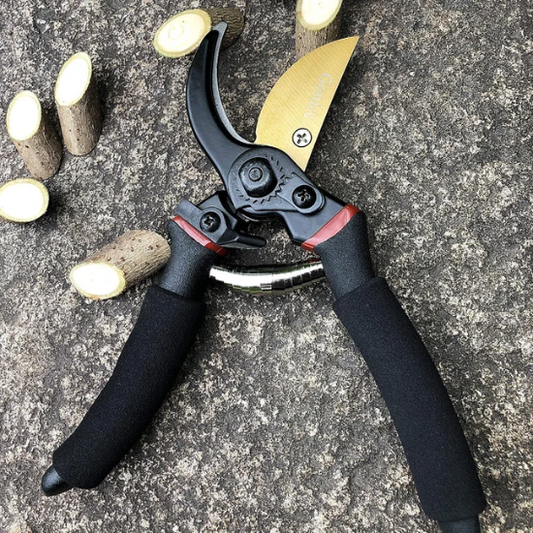 Tijeras de podar profesionales premium de titanio de 8" (GPPS-1003)