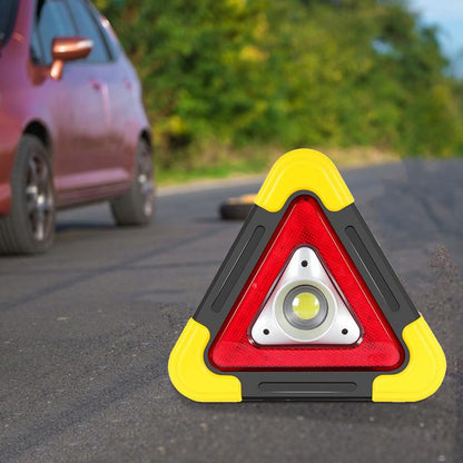 (SÚPER OFERTA) Triángulo De Advertencia Para Automóvil Con Luz LED Integrada (GOC)