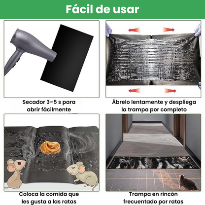 Trampas Adhesivas Profesionales – Extra Grandes para Atrapar Más Rápido