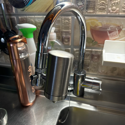 🇪🇸 Filtro de agua de carbón profundo de 0,2 µm de acero inoxidable alemán 304 (X5CrNi18-10)
