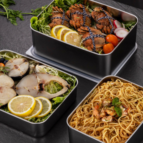 Mini bandeja de acero inoxidable estilo japonés