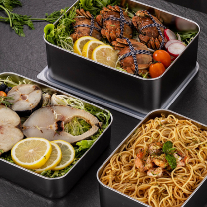 Mini bandeja de acero inoxidable estilo japonés